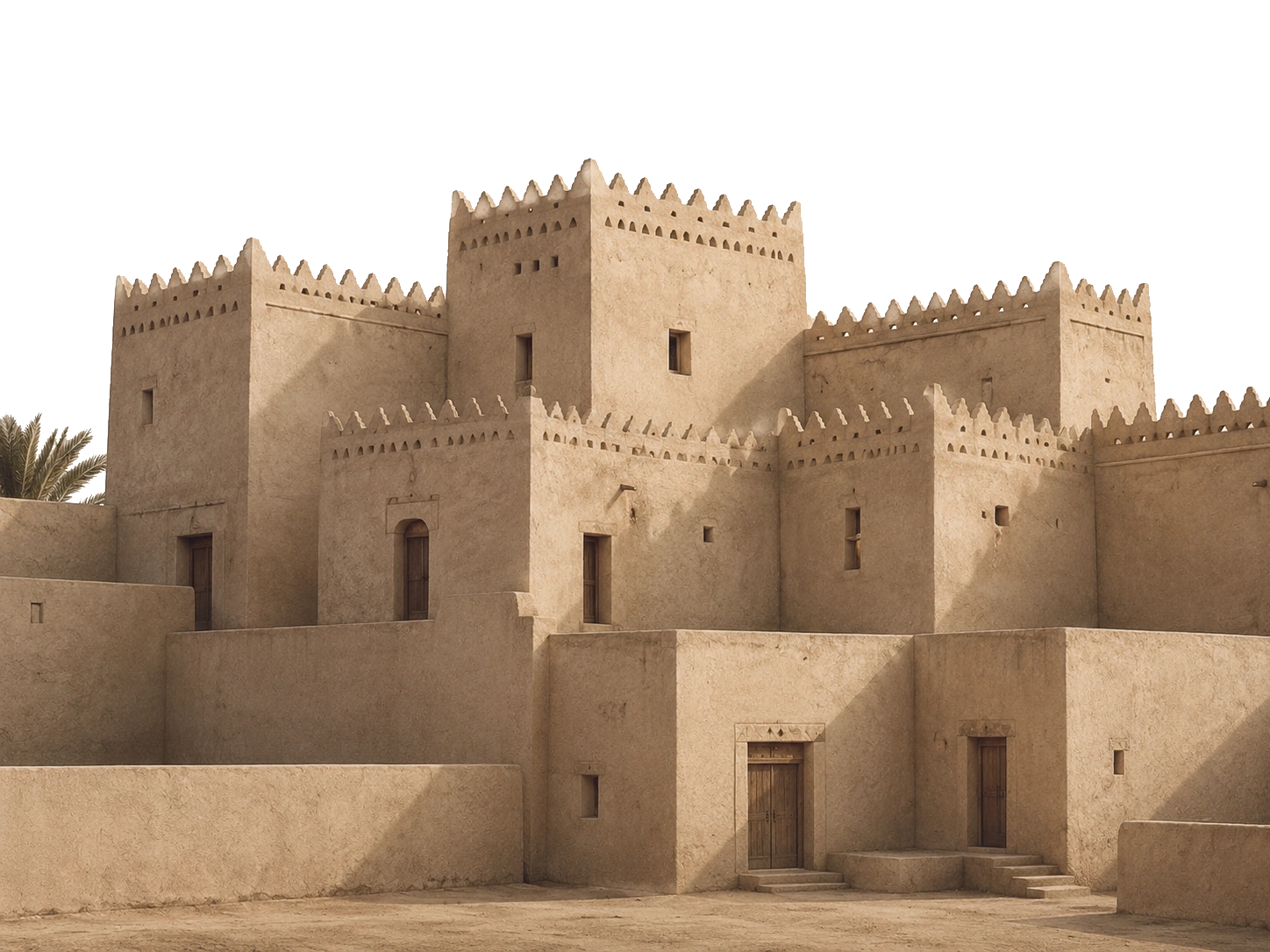 Traditional Najdi architecture massing